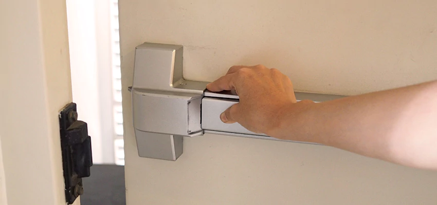 Roller Gate Panic Bar Installation in Manhattan Beach, California